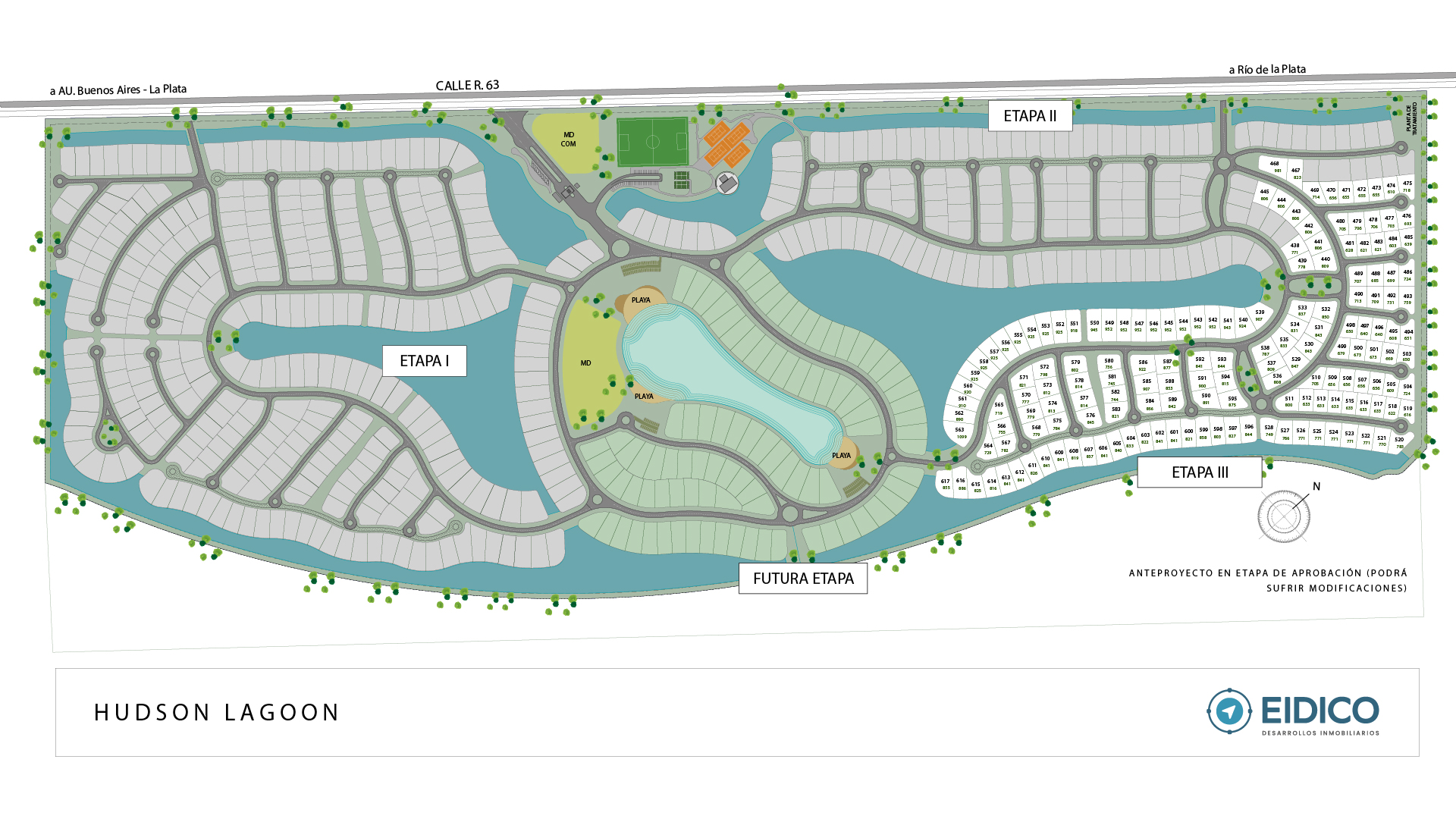 Plano Hudson Lagoon Etapa III
